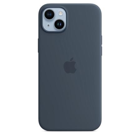 Силиконовый чехол MagSafe для iPhone 14 Plus - Storm Blue (MPT53ZM/A) Силиконовый чехол MagSafe для iPhone 14 Plus - Storm Blue (MPT53ZM/A)
